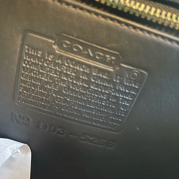 COACH Briefcase -Beekman Black Leather Genuine - Picture 15 of 16